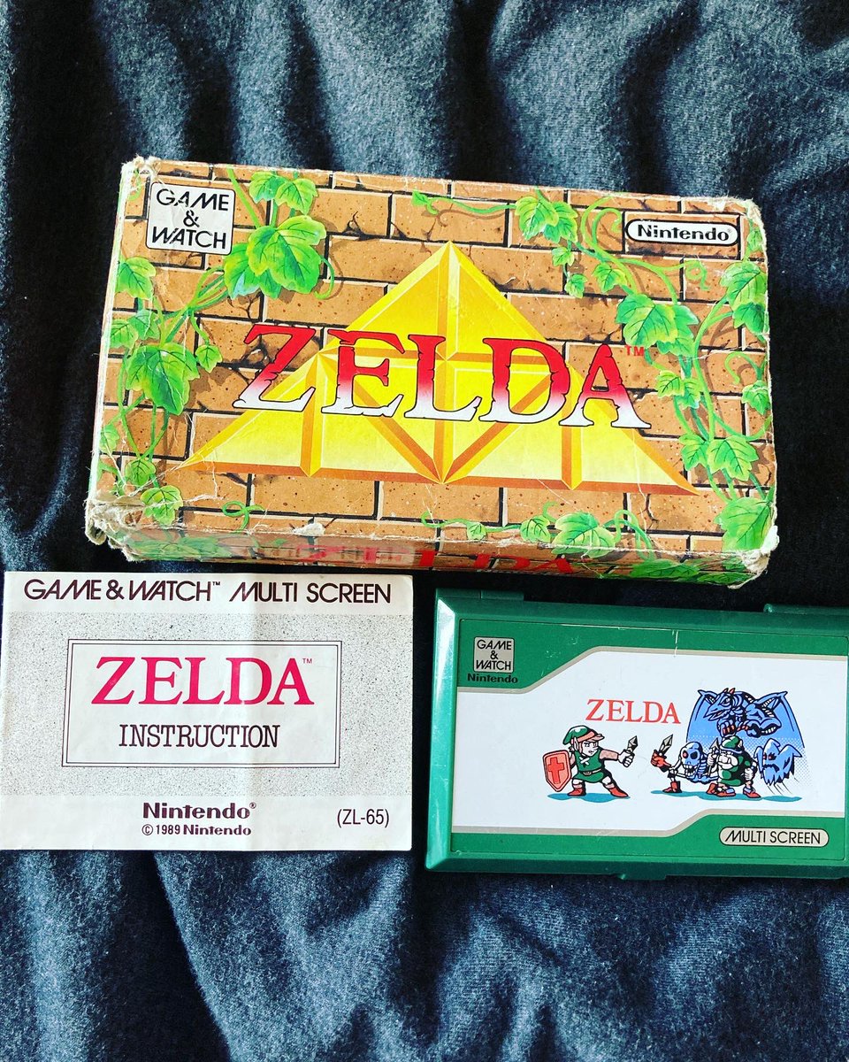 My gaming holy grail! A cib Zelda game and watch. What is yours? <a href="/NintendoEurope/">Nintendo of Europe</a> <a href="/Nintendo/">任天堂株式会社</a> <a href="/NintendoUK/">Nintendo UK</a> <a href="/NintendoAmerica/">Nintendo of America</a> <a href="/NintendoCanada/">Nintendo of Canada</a> #nintendo #gameandwatch #zelda #TheLegendOfZelda #gaming #holygrail #gamersoftwitter #videogames