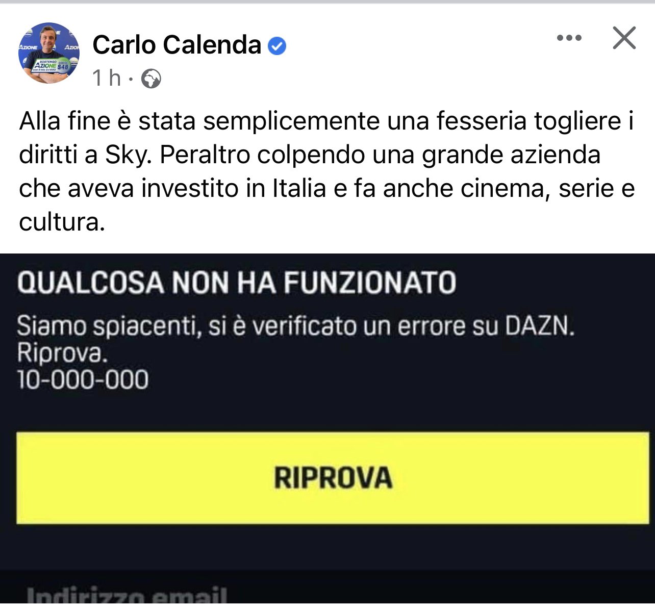 Giovanni Mercadante Politica Twitter Trend Dazndown Dazn T Co H0abxejurx Twitter