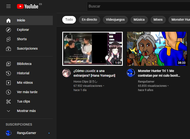 MrTanketa's tweet photo. Cuando juego al MHRise tengo algo de @RanguGamer de fondo para escuchar, pero que me salga esta joya en la lista de recomendados... ¿son señales para que hagas serie del Rise? xD https://t.co/iKF8tIAGDv