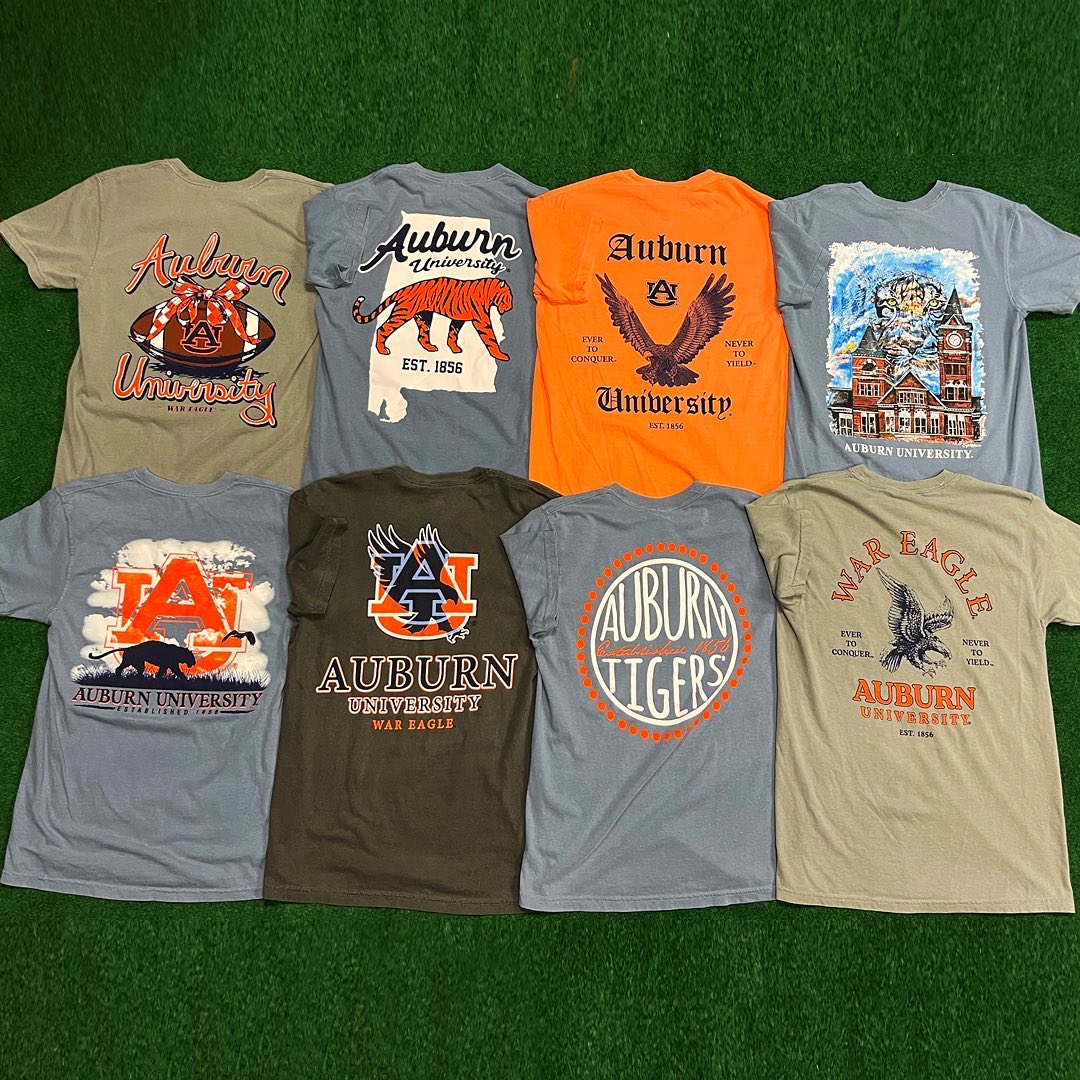 AUloveitshowit's tweet photo. Counting down to football season and our number 20 licensee is Tiger Pride! They have been printing collegiate clothing for fans of all ages since 1983 &amp; operate 9 stores around the state.

More: https://t.co/6ZbFEwHNaT

RT for a chance to win a Tiger Pride gift card! #WarEagle https://t.co/I76c7Tmvnl