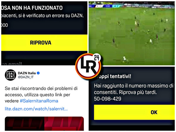 LAROMA24's tweet photo. 📺La prima dell'#ASRoma su #Dazn a settembre del 2018: Olsen in porta e Nzonzi in mezzo al campo.
Che comunque erano più affidabili e veloci di Dazn. 

🤬"Qualcosa non ha funzionato". 4 anni dopo, al doppio del prezzo.

✍️𝓐 𝓻𝓸𝓽𝓮𝓵𝓵𝓪 𝓭𝓮 𝓡𝓸𝓶𝓪 
👉https://t.co/US0Cp4z1WZ https://t.co/E8rhRSyRTr
