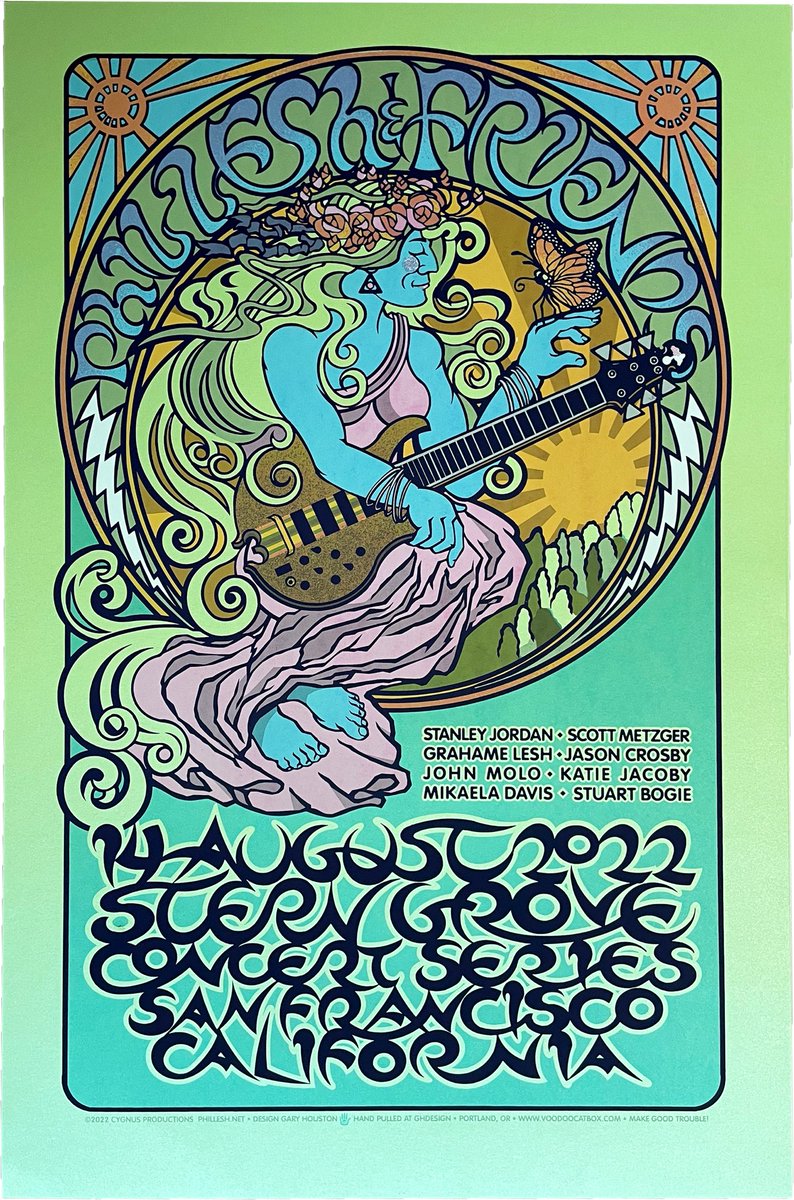 voodoocatbox's tweet photo. Limited Edition Screen Print on 92# Cover Lime Green Metallic Paper Stock. Hand Pulled by #GaryHouston https://t.co/JBjQc5xRu8