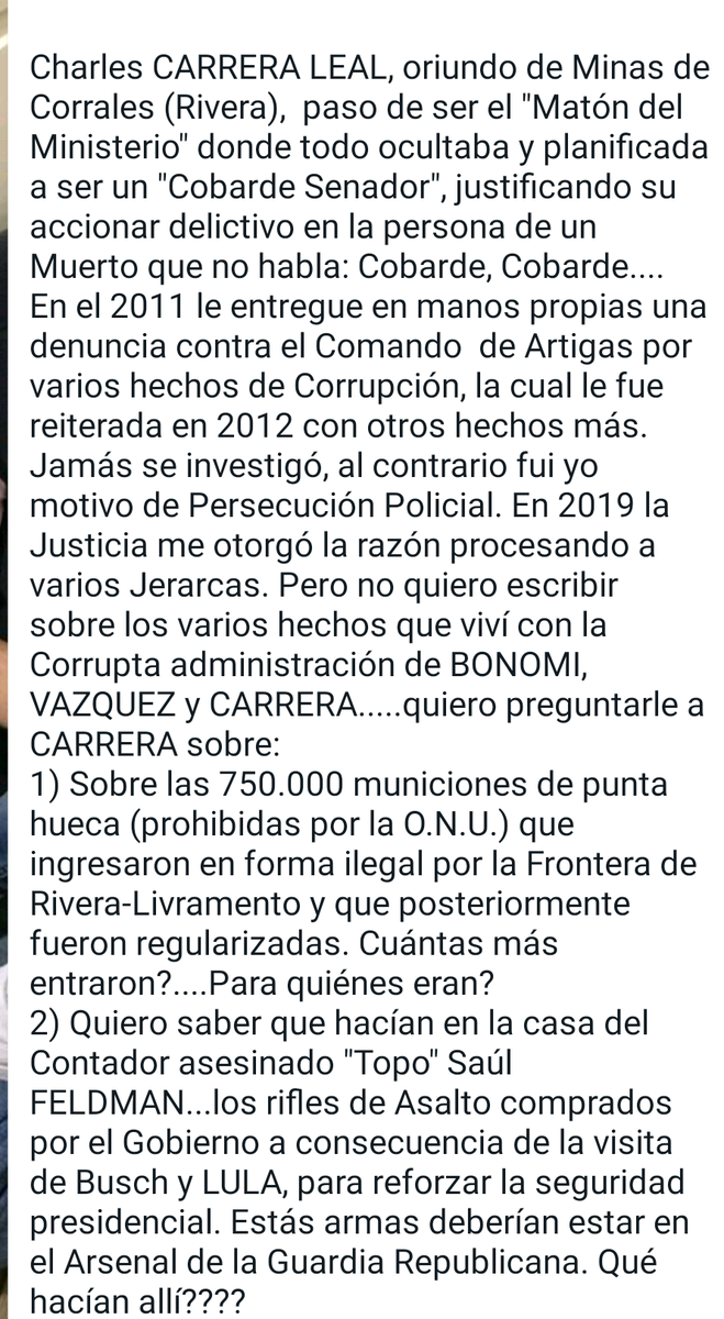 alrighetti's tweet photo. Opa! Algunas preguntas que llegaron por whats app para el senador Carrera. Jeje https://t.co/JzEg0OO4lb