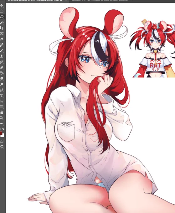 Sleepy rat work in progress 