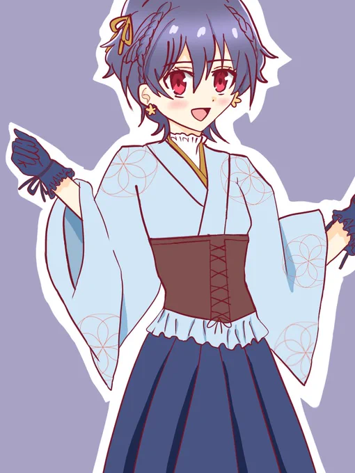この明太子衣装(?)の愛ちゃんめっちゃめちゃ可愛い顔も髪も服も全部大好きすぎる!!#ゾンビランドサガ 