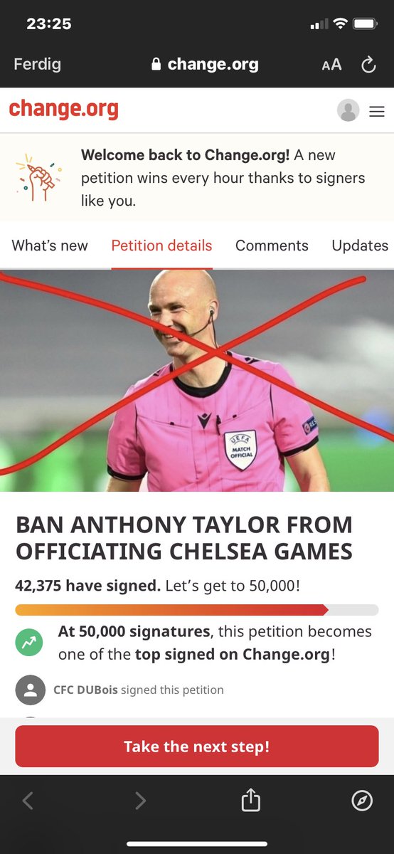 j_natland's tweet photo. Sign it lads #AnthonyTaylorOut https://t.co/UrAd6Zxngg