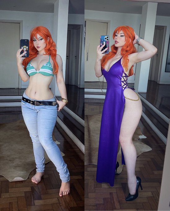 Nami from One Piece 🍊💕
I'M OBSESSED WITH THIS DRESS 🥺 https://t.co/D5eKIMMrwB