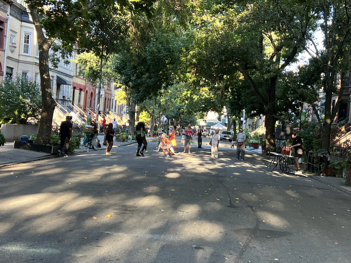 NYAMCunningham's tweet photo. Block parties are always fun especially when they are on a historic block! 🎉 #district43 #assemblydistrict43 https://t.co/iisuJOduNB