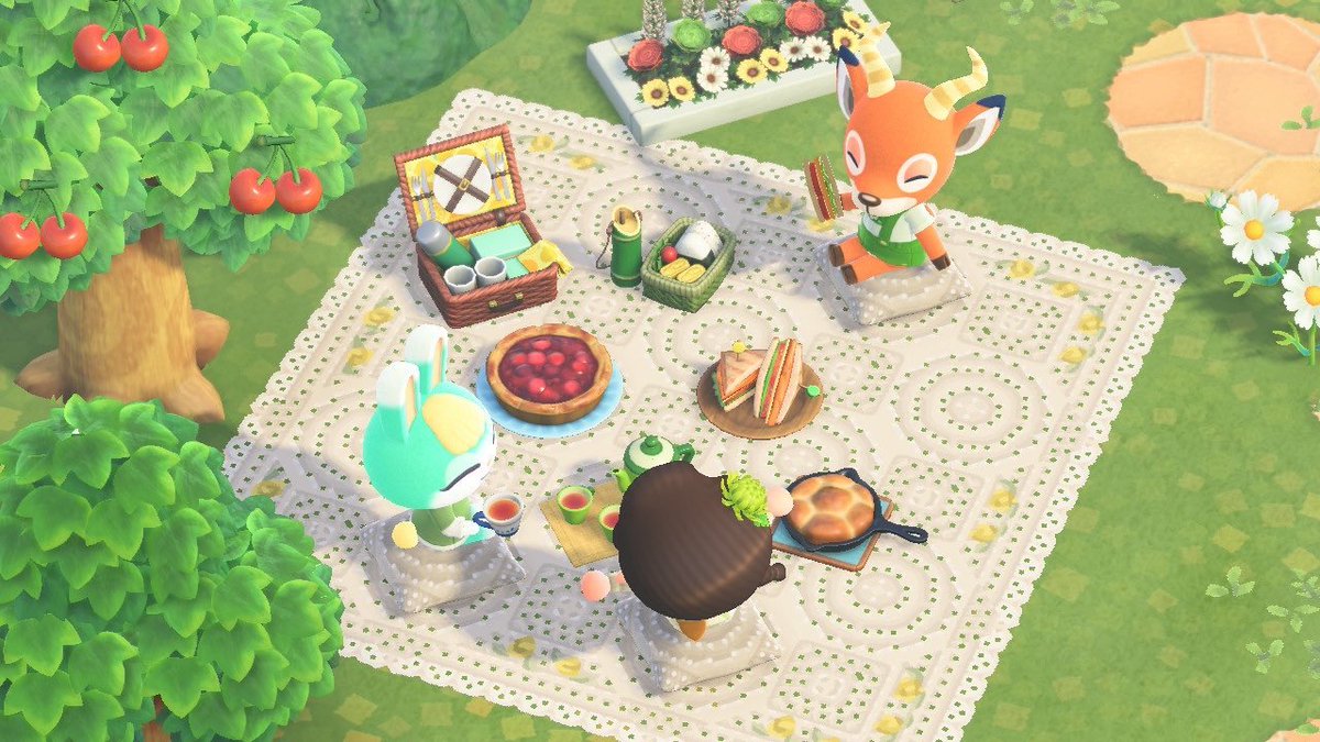 sashahoppity's tweet photo. picnic!

#acnh #sasha #beau https://t.co/DxI2Bsvkpz