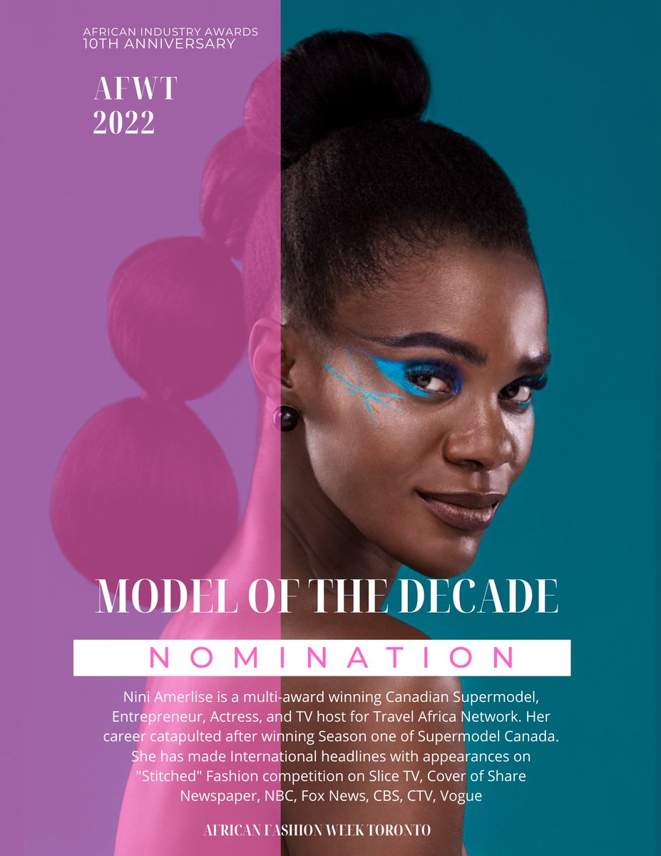 NiniAmerlise's tweet photo. Honoured to be nominated as Model of the Decade by AFIA ❣️
Royals we are not entiled we must be grateful for all things we are, life inself is a gift along with its many blessings.
#gratitude #Nominee #ModeloftheDecade #WeAreRoyals #NiniAmerlise #fashionstyle #modelagency https://t.co/J5Y6rsF2Yz