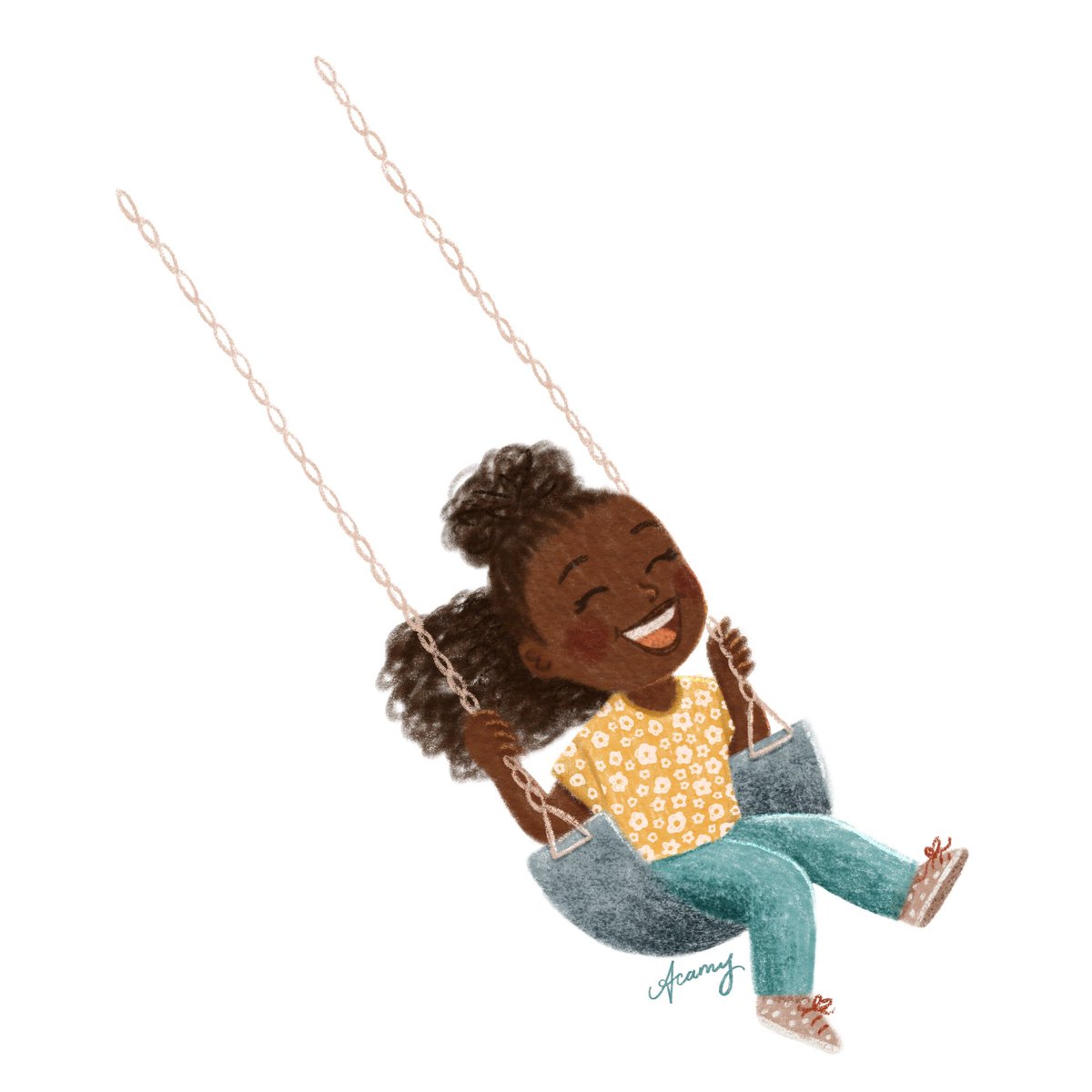 I’m not sure there is anything I like to illustrate more than joy. #kidlit #kidlitart