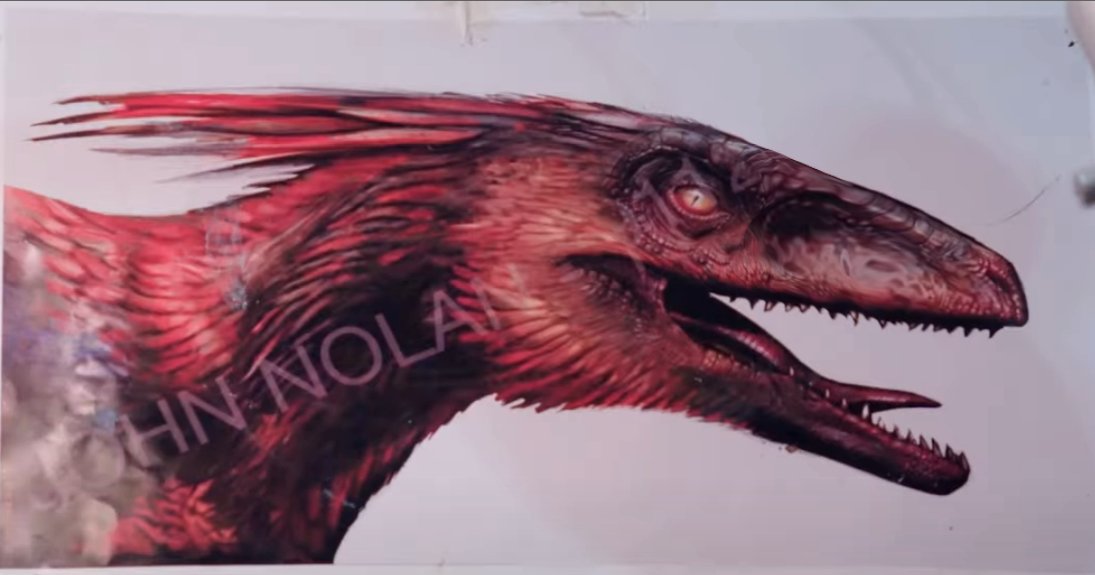 Jp_Actu's tweet photo. Le concept officiel de base pour le Pyroraptor de Jurassic World Dominion : 

#JurassicWorldDominion https://t.co/YTwk3J6stW