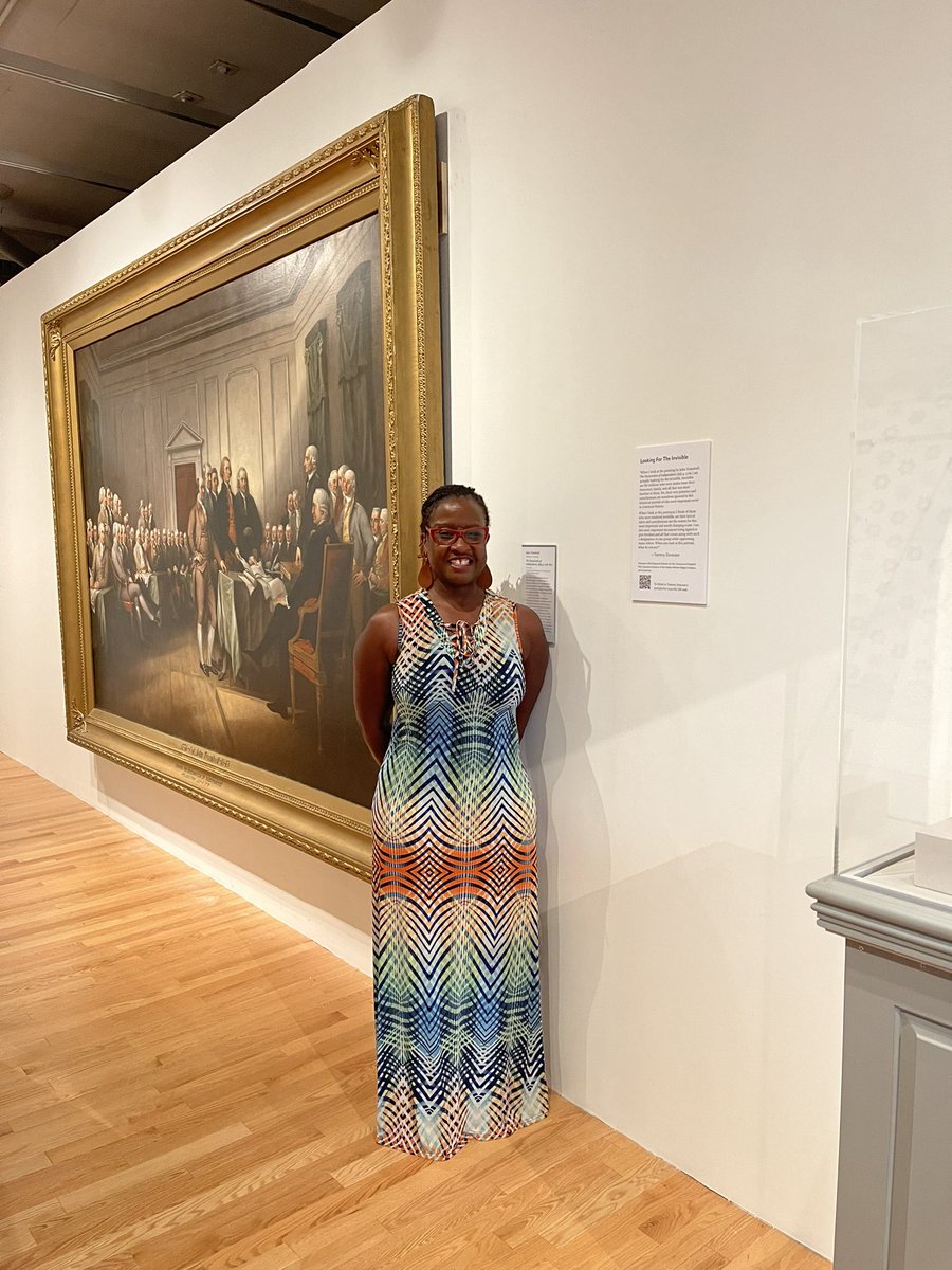 TDenease's tweet photo. Standing by my words! #hamilton #wadsworthatheneum #interpretations #mypov #isaidwhatisaid #invisible #hidden #johntrumbullpainting https://t.co/jzqvX6uLlz