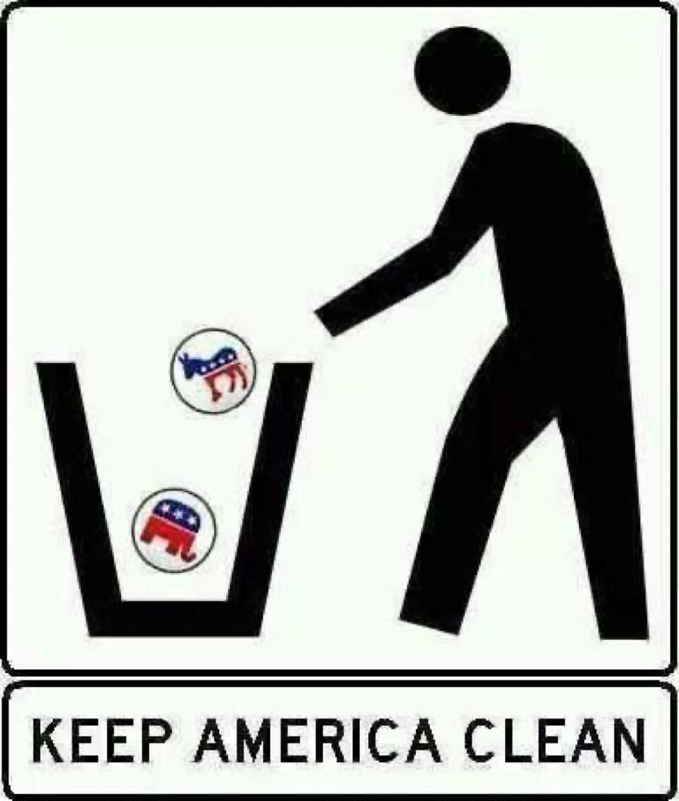 AD1968F's tweet photo. #KeepAmericaClean https://t.co/0NFiZBoldl