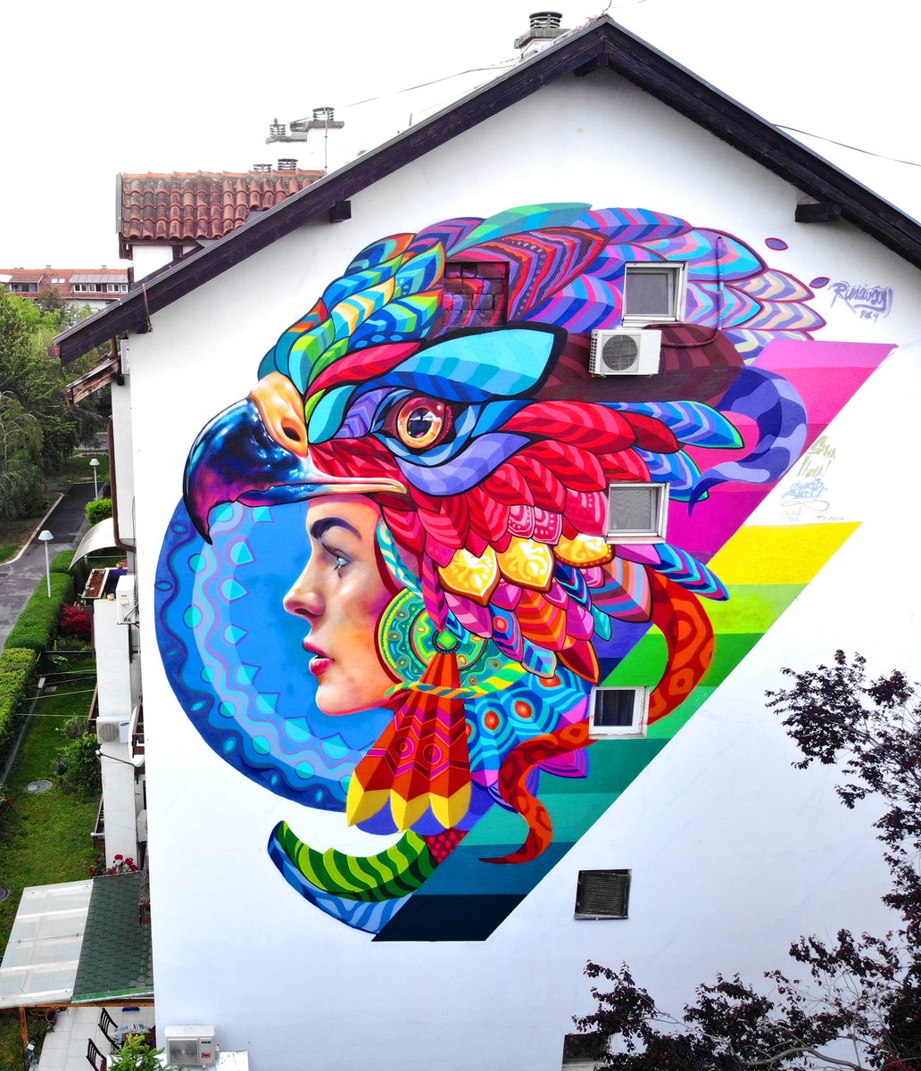 LouMiss_LM's tweet photo. Farid Rueda in Belgrade, Serbia
#Streetart #Coloris #Graffiti #Artmural https://t.co/9QJzRyyO1Y