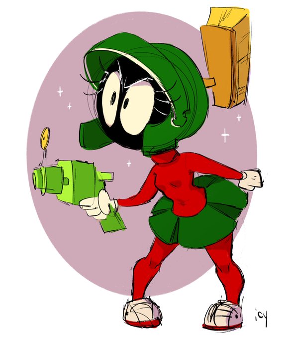 Marvin the Martian but GIRL 😳 https://t.co/fnAAqeOwQO