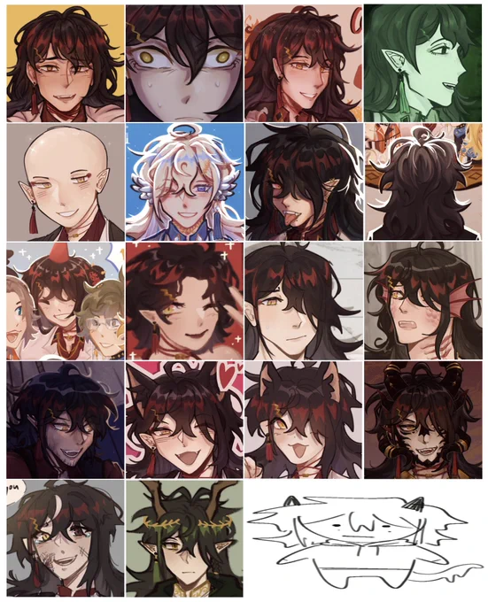 kinda late but i wanted to see how much ive drawn vox in the past almost 9 months........consistent style who LMAO #faceyourart 