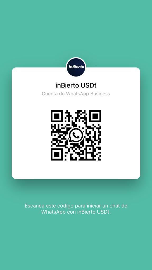 InBierto's tweet photo. Ya podes contactarte con nosotros directamente desde WhatsApp! 
#USDTether

👇📱   

 https://t.co/Kr2u258d4j https://t.co/Q7whqy7u6r