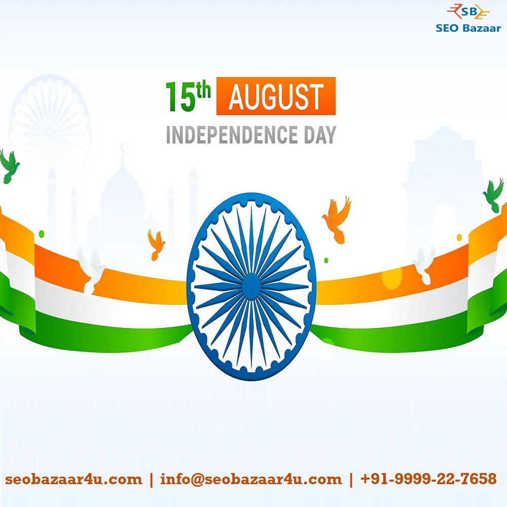 seobazaar4u's tweet photo. On this special day here's wishing our dreams of a new tomorrow come true! May your Independence Day day be filled with patriotic spirit! Happy Independence Day!
#HappyIndependenceDay #HappyIndependenceDay2022 #IndependenceDay #AmritMahotsav #HarGharTiranga #DigitalMarketing #SEO https://t.co/HOUxxafzXB