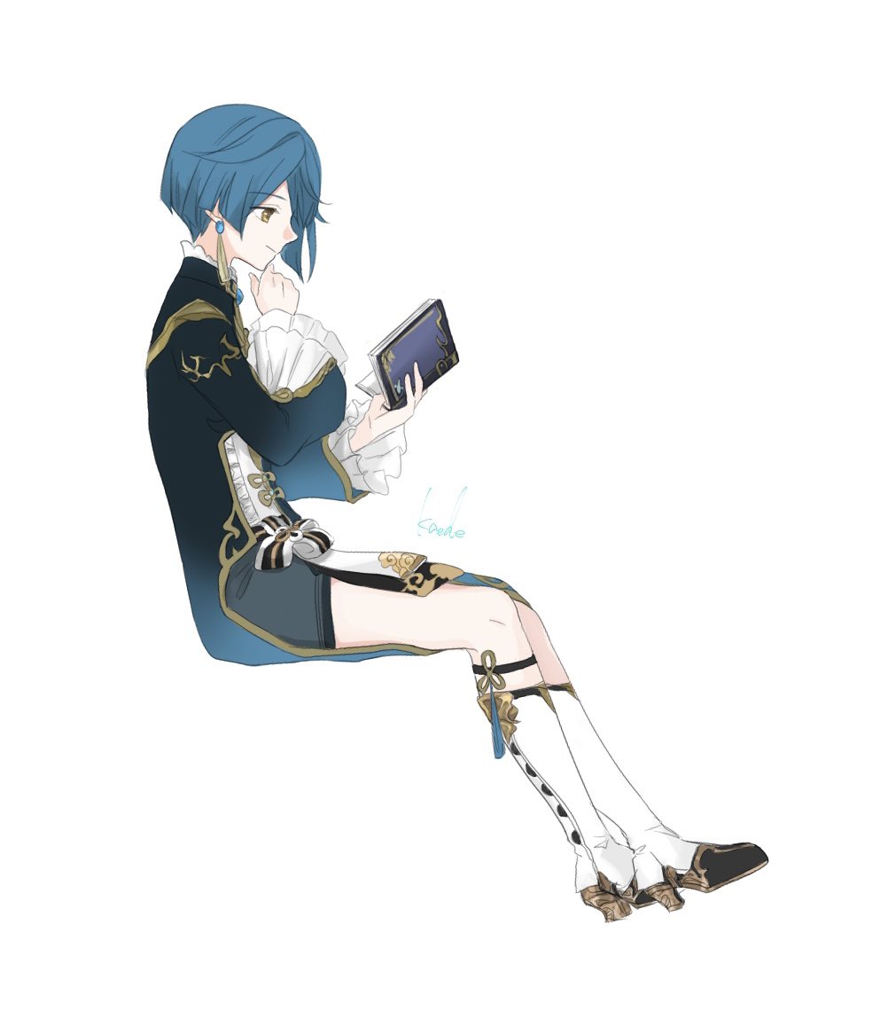 行秋(ユクアキ)(原神) 「43 」|楓のイラスト