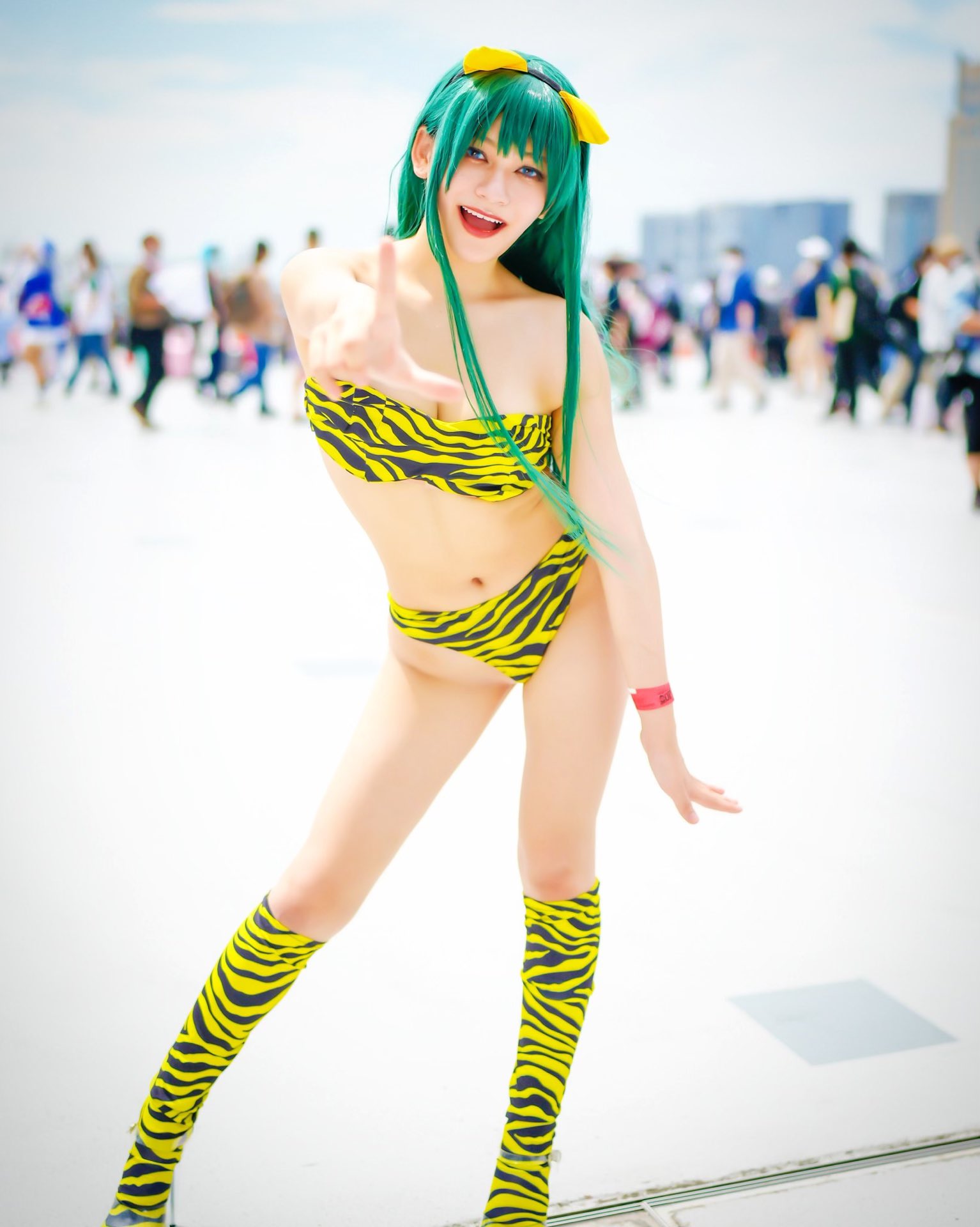 売れ筋商品お見逃しなく うる星やつら ラムちゃん コスプレ エプロン・三角巾