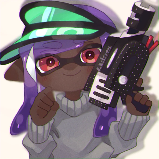 今までに描いた褐色イカちゃんめちゃくちゃかわいいからみて 