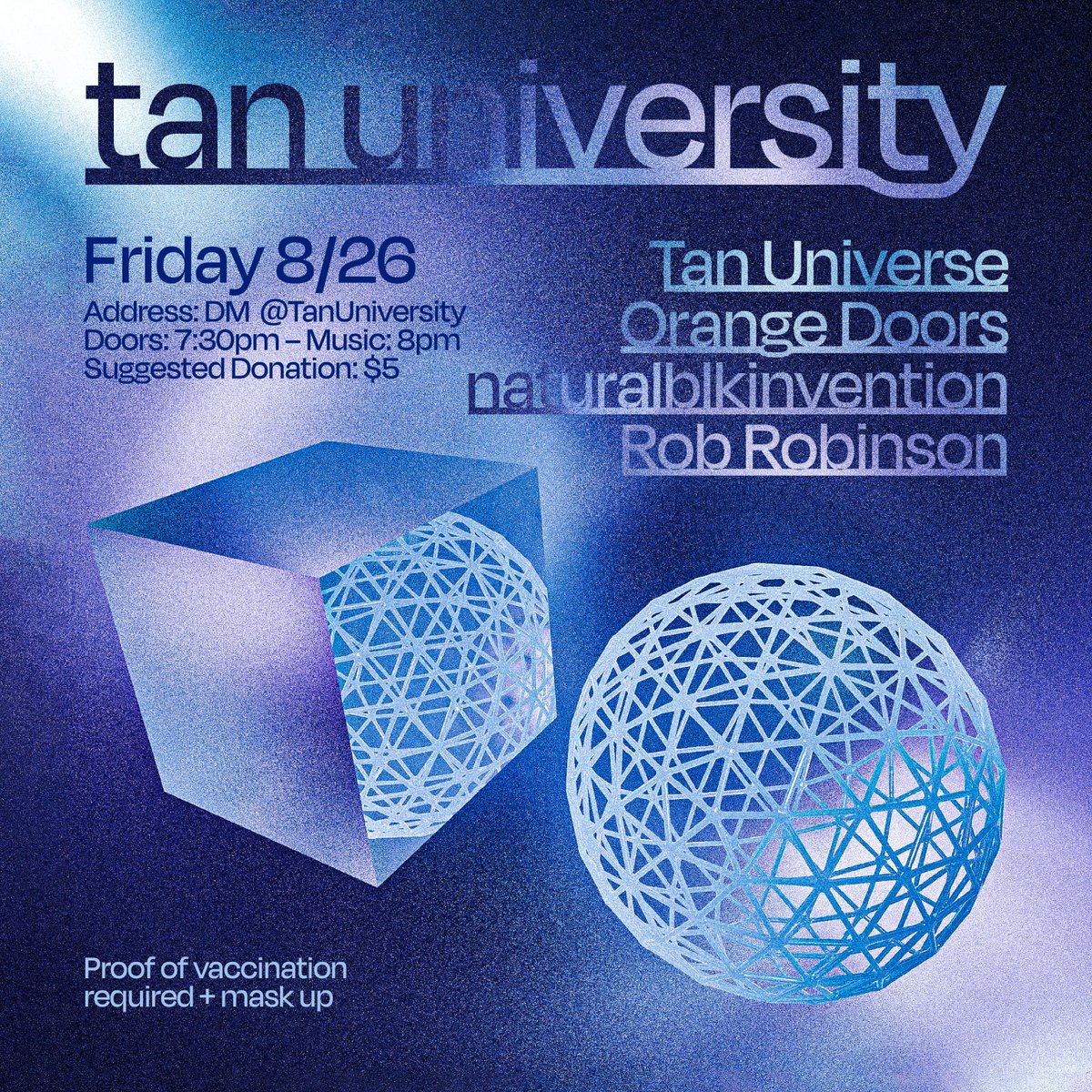 PLAYING ORIGINAL MUSIC WITH A LIVE BAND! My first show ever! In Asheville at Tan University on Friday, August 26th

been putting everything into this show for the past several months, should be pretty sick :^)