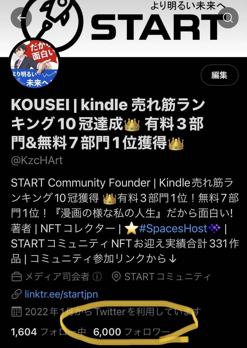 KzcHArt's tweet photo. フォロワー様
6000人達成ありがとうございます🌈

Kindle出版させて頂き
なんと10冠も達成させて頂きました！
これも一重にフォロワー様から
ご支援と応援頂いたからの成果です🙇🏻‍♂️

本当にありがとうございます🙇🏻‍♂️
0円キャンペーンと
固ツイプレゼント企画開催中！
この機会に
読んで頂けたら嬉しいです https://t.co/hjt1aC0eZw