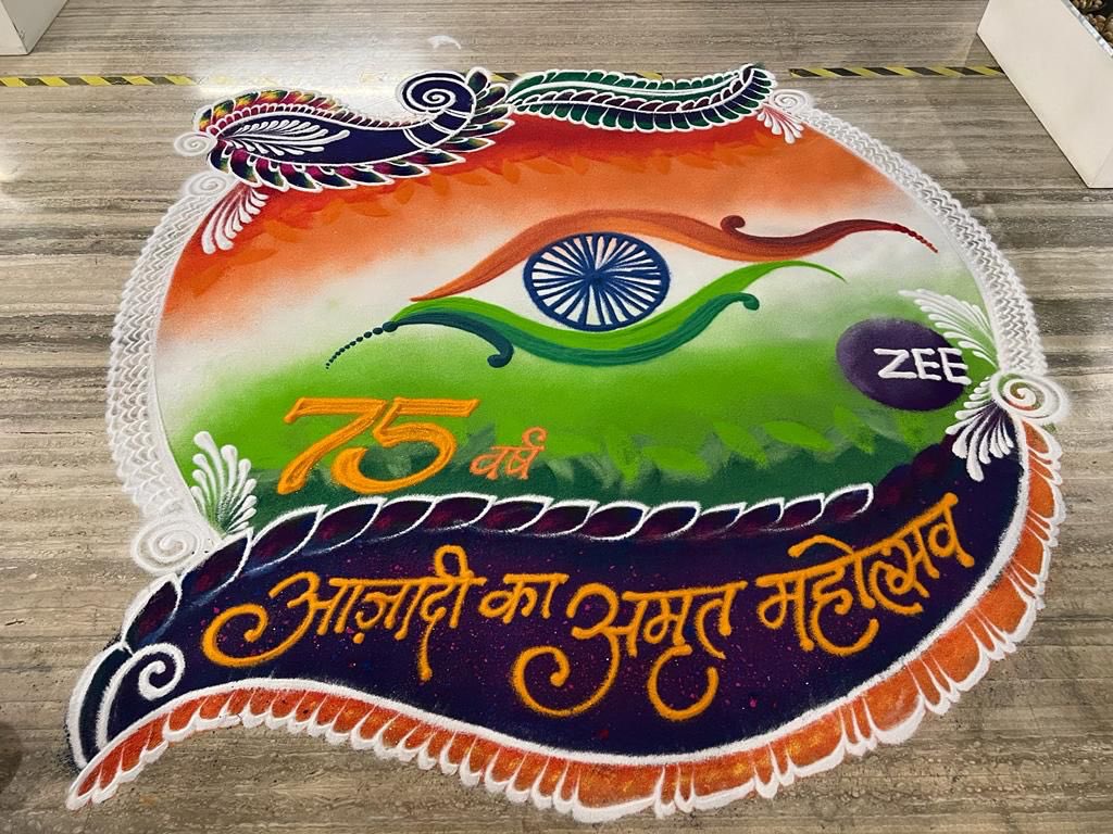 punitgoenka's tweet photo. As a proud Indian Entertainment Co. taking our rich culture across the globe over 3 decades; we’re celebrating #AzaadikaAmritMahotsav with immense enthusiasm across offices! Sharing some moments with my ZEE Family @narendramodi @PMOIndia @AmritMahotsav https://t.co/PSB5c7PWSq