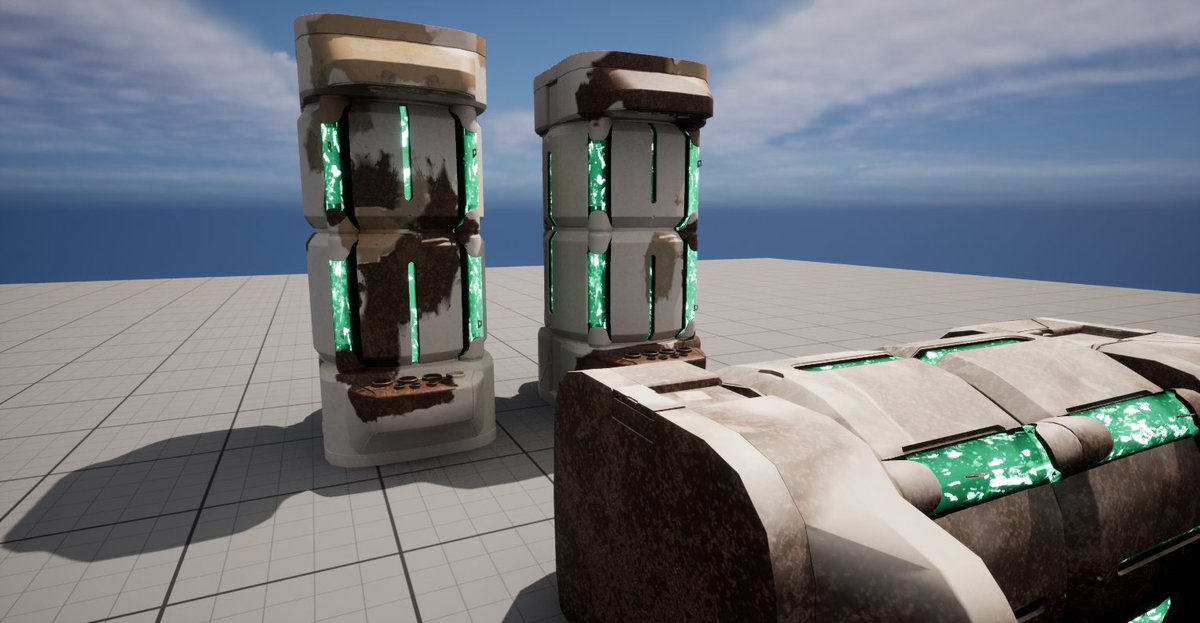 3DFoliageArtist's tweet photo. week one creating advanced materials, Vertex painting, and fx introduction making fluid tank #3D #un5 #UnrealEngine5 #WIP #3DCG https://t.co/iBxi7U4Www
