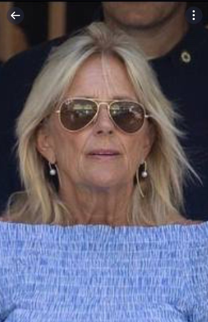 reich_stuff's tweet photo. @hrkbenowen What is with #TacoJill, #SleepyJoe & RayBan Aviator sunglasses?
#StillNotCool... especially when you look like a burned out 70's Hair Band bass player.
Chicken neck & batwing arms are next on the vacation plastic surgery menu. https://t.co/uR70DLRV5O