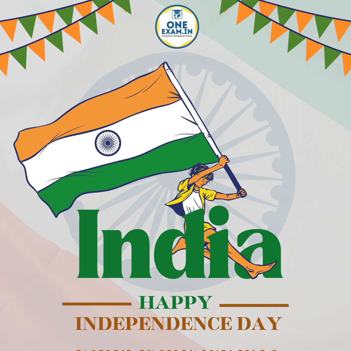 OneExamin's tweet photo. #HappyIndependenceDay #AzadiKaAmritMahotsav https://t.co/c6LO4bc3w9