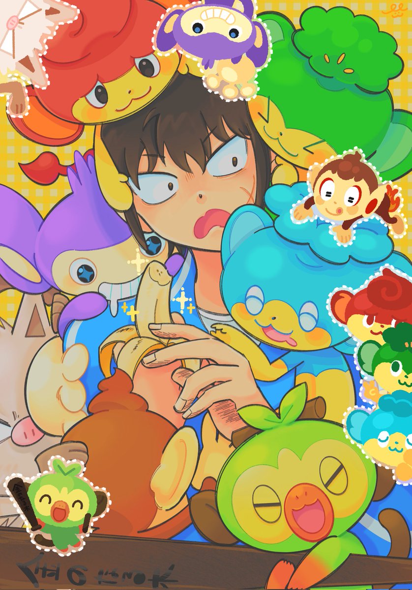 🐵🍌💓
여덟원숭이와 바나나