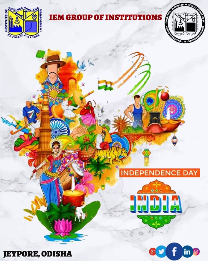 IEMGKCET's tweet photo. IEM Group wishes all a Happy Aazadi Ka Amrit Mahotsav
Happy Independence Day 2022 https://t.co/LgU2EKS1Pg