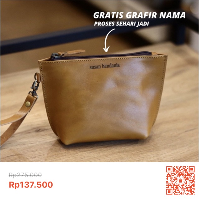 WardahSuma's tweet photo. Temukan Best Seller! Dande Moreno Pouch (tanpa jahit tengah) dengan potongan 50%! Hanya Rp137.500. Dapatkan segera di Shopee! https://t.co/txs2zRRzAH #ShopeeID https://t.co/dn2aT2X9VU