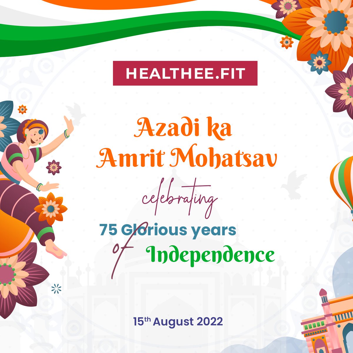 Healtheefit's tweet photo. Our freedom fighters went through countless sufferings to give us our freedom. August 15 is a day to remember and honour them. May the glory of Independence Day be with us forever. Here's wishing you a very happy Independence Day!

#independenceday https://t.co/iA10HtEpye