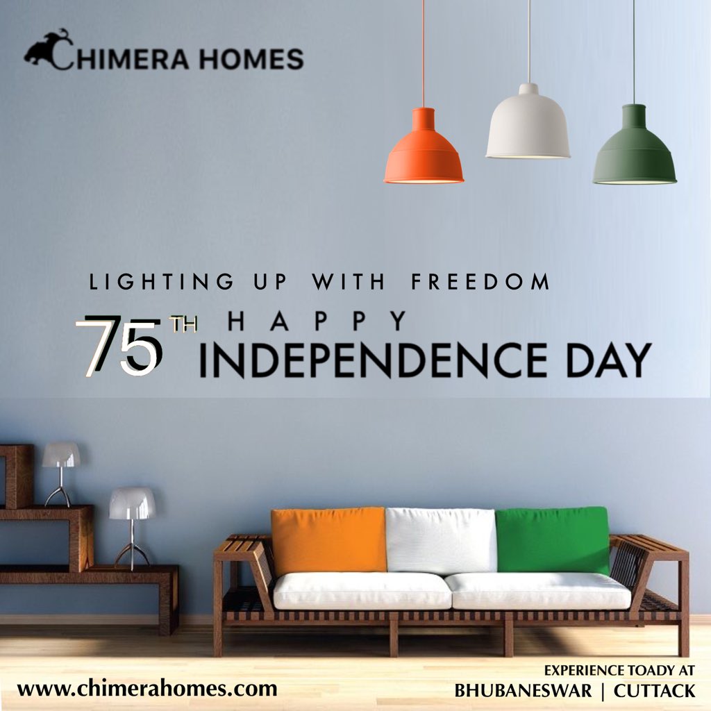 chimerahomes's tweet photo. Lighting up with freedom. Happy 75th Independence Day from team Chimera Homes.

#IndependenceDay #chimerahomes #azadikaamritmahotsav2022 #azadikaamritmahotsav #azadi #IndependenceDay #independenceday2022 #independencedayindia #independence #independent https://t.co/qyvowjVNtI