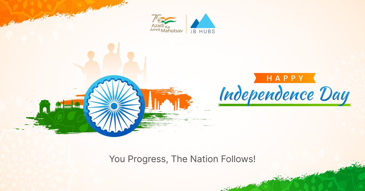 As India completes 75 glorious years of Independence, iB Hubs reaffirms its commitment to strengthen the country and its people in 4.0 Technologies and drive towards a technologically strong future for India. 

#iBHubs #IndependenceDay2022 #AzadiKaAmritMahotsav