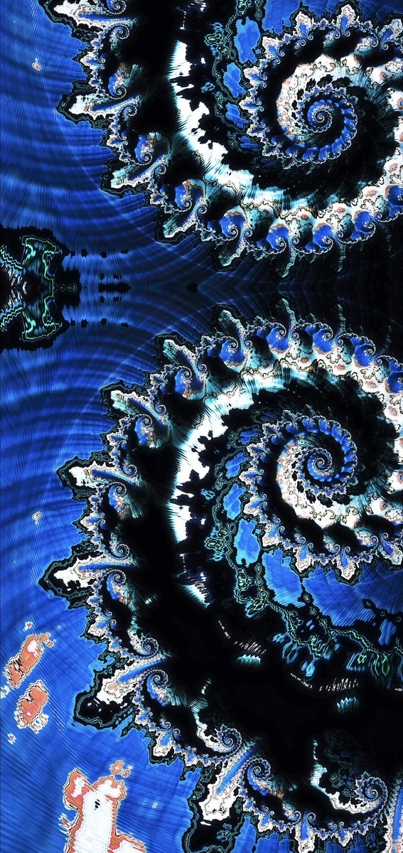 ParisRoivas's tweet photo. “Orbit” a digital art piece I created with fractals and an earth/globe color palette. #earth #planet #nft #art #artist #digital #solorsystem #globe #fractal #fractals #symmetry #symmetrical #cosmic #spiral https://t.co/0uMV18oTJA