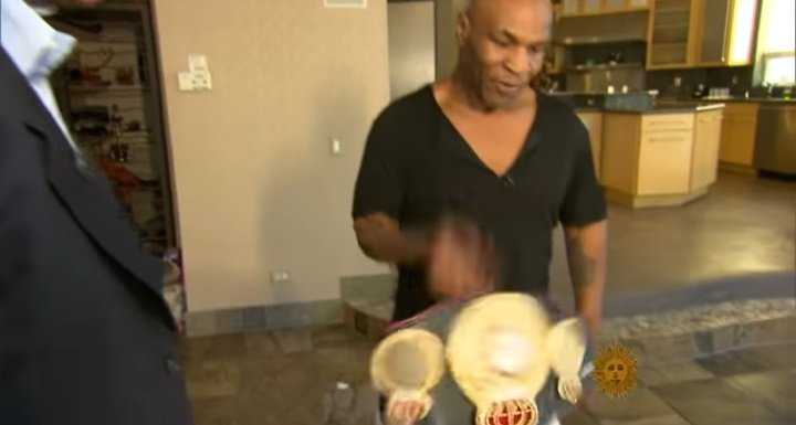 mekonk_'s tweet photo. Mike Tyson:"This is garbage. I can say I bled for garbage. At one time it meant a lot. When you're just a young kid, this is everything to you. But then you realise your priorities change. And you just want your children to be happy and do nice things and that makes you happy." https://t.co/AYePdHdu1Y