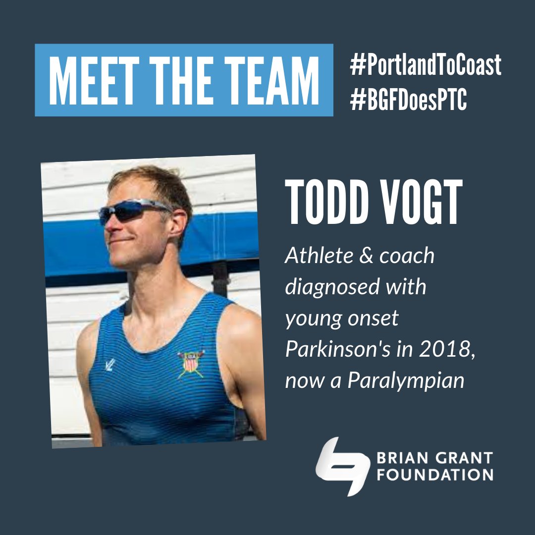 BrianGrantOrg's tweet photo. #PortlandToCoast is less than 2 weeks away! We're continuing to share the stories of our incredible team, who will be walking 130 miles together to show how much strength and diversity is in our #Parkinsons community.
Meet Todd Vogt: https://t.co/bTxDZNpBI2 https://t.co/c49sX0sm5G