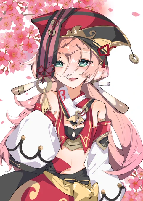 可愛ね₍ᵔ˶- ̫-˶ᵔ₎#原神#煙緋 