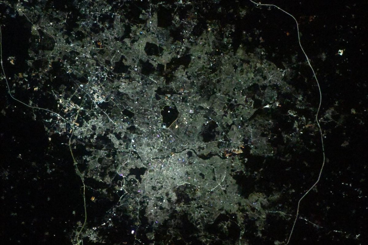 Astro_Raja's tweet photo. On Indian Independence eve I’m reminded of Indian diaspora that I could see from @Space_Station where my immigrant father’s home town of Hyderabad shines bright. @nasa is just 1 place Indian Americans make a difference every day. Looking forward to @IndianEmbassyUS  celebration https://t.co/4eXWHd49q6