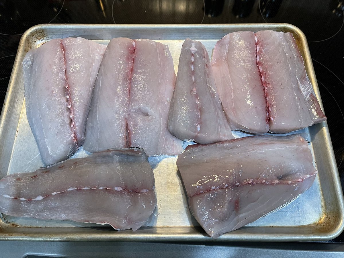 Shadetree_77's tweet photo. Trying my hand at something new! My wife caught a King Mackel yesterday deep sea fishing, and today it’s on the grill/smoker!! Let’s see how this turns out! #NeverDoneThis @KeithaRodden @sports_palmetto https://t.co/1hTVSr9JaN