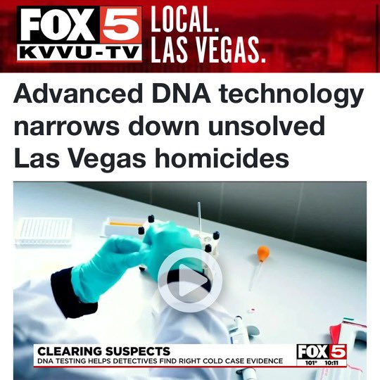Due to the <a href="/LVJusticeLeague/">Vegas Justice League</a> funding, &amp; great
forensic work of <a href="/othram/"></a>, the <a href="/LVMPD/">LVMPD</a> investigators eliminated blood
evidence as being connected to a homicide
investigation from 1999. #vegasjusticeleague #coldcase
#dnasolves #vegascommunity