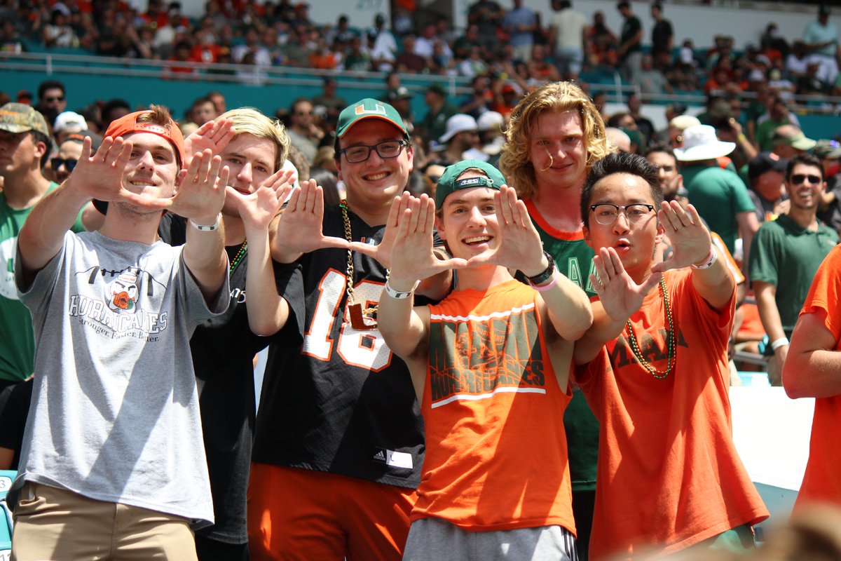 There is nothing better than Canes fans in the stands! 🙌

2️⃣0️⃣ days until we are back at Hard Rock!