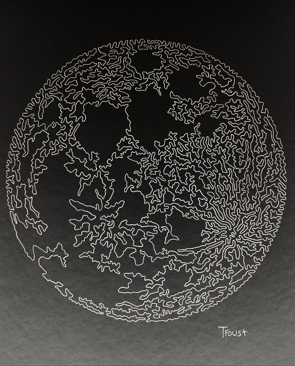 TylerFoust13's tweet photo. Always wanted to draw the moon using one line. I finally did it.
#oneline #tfoust #moon #space https://t.co/Xz3ApfQ0Jj