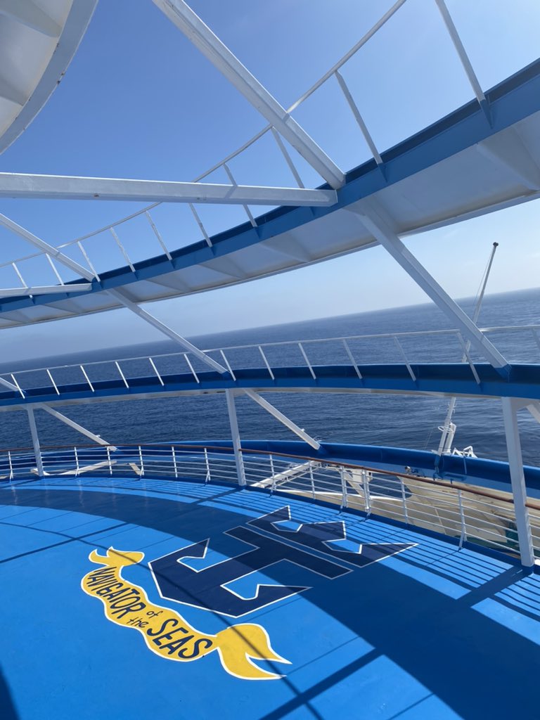 When your ship can’t port because of violence in Ensenada, you have another beautiful day at sea. 🌊Can’t complain too much! Thanks <a href="/RoyalCaribbean/">Royal Caribbean</a> for another amazing cruise and thanks for keeping your passengers and crew safe!☀️❤️