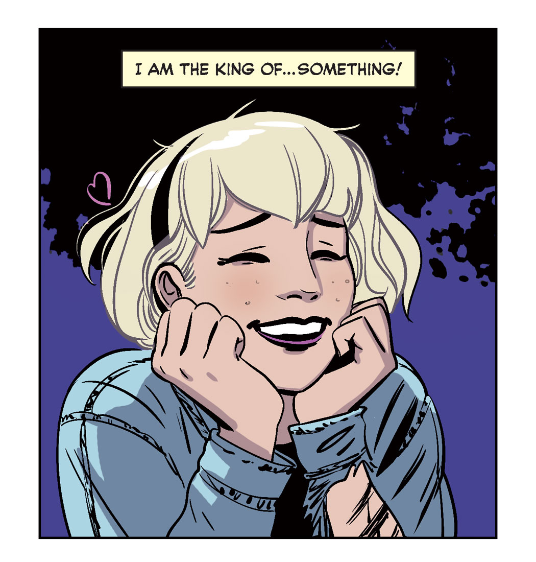 ArchieComics's tweet photo. Whatever Sabrina's the king of, it has to be awesome!
Is it magic? ...It might be magic. She's the King of Magic.
#KingOfMagic #ArchieComics #Sabrina #SabrinaTheTeenageWitch #SabrinaSpellman https://t.co/Kb7Pa4HPuM