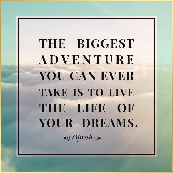 LeanneBlaney's tweet photo. I chose to live the life of MY dreams and no one else's, which is why I started this crazy journey.

#adventure #balance #dreams #dreambig #livelife #beyou #gobig #igniteyourlife https://t.co/A9nbsYiw8G